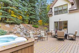 Large West Vail Home - Patio with Private Hot Tub