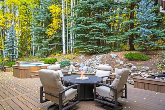 Large West Vail Home - Patio with Private Hot Tub
